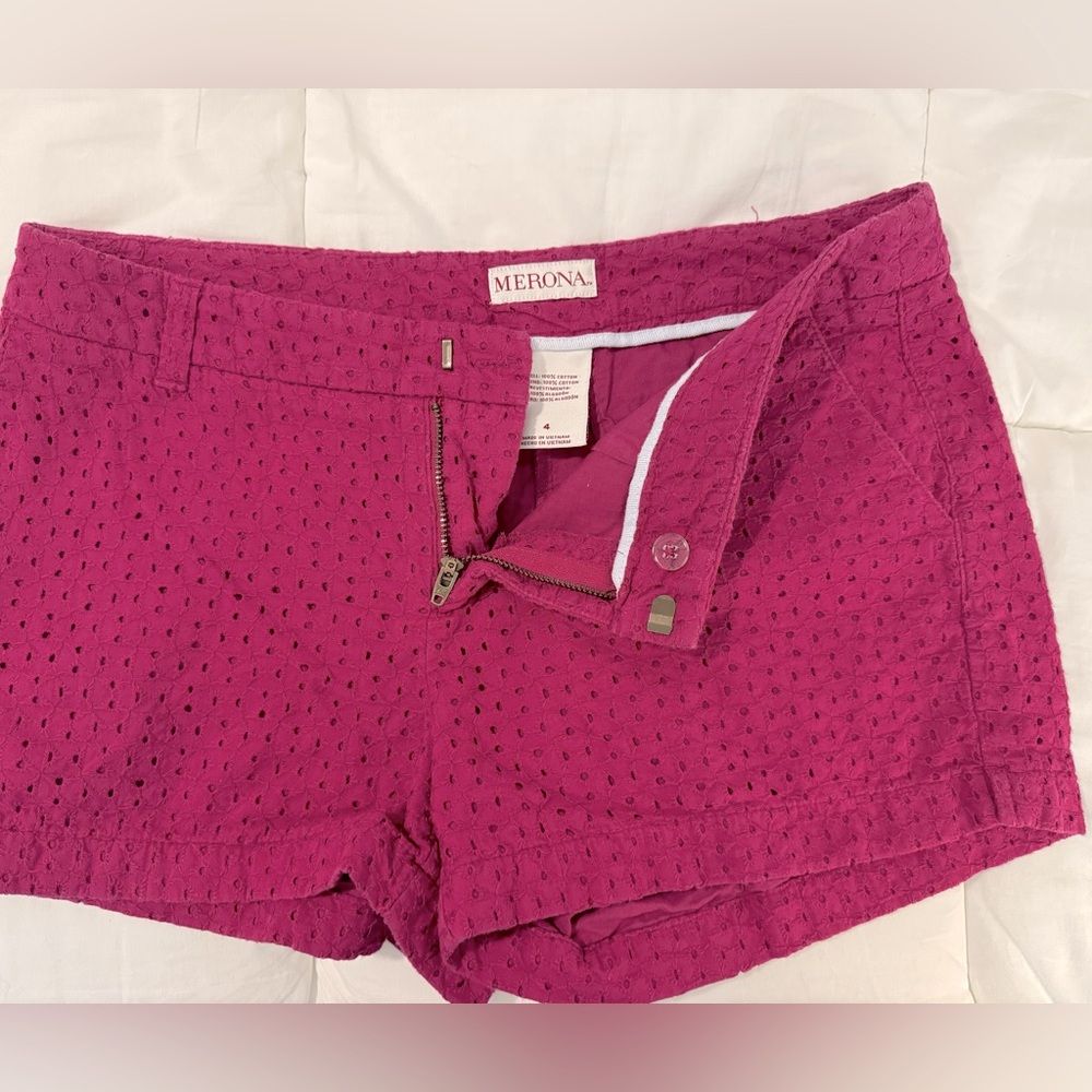 Merona size 4 pink shorts